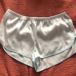Bride satin shorts